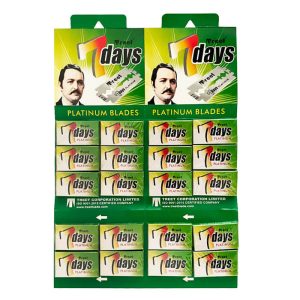 TREET 7 Days DE blades, tuck of 5 blades 100pcs