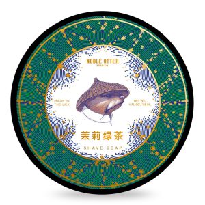 NOBBLE OTTER shaving soap Jasmine Green Tea 118ml