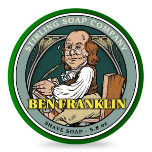 STIRLING shaving cream Ben Franklin 170ml