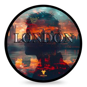 WHOLLY KAW shaving soap creme fraiche London 165gr