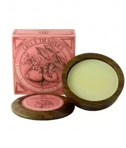 GEO F. TRUMPER Lime Hard Shaving Soap Wooden Bowl 80g