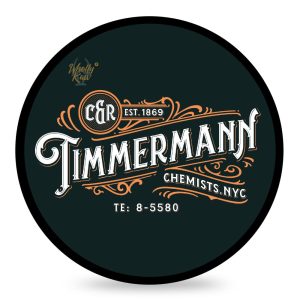 WHOLLY KAW shaving soap Timmermann Black 114gr