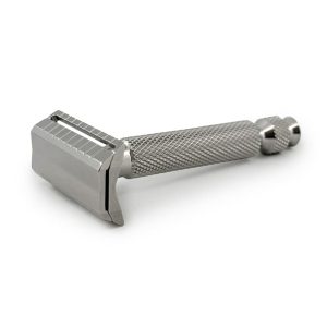 RAZOROCK Daily Grooved + Safety Razor UFO SS Handle