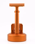OLIWORKS M3TEORITE Aluminum Razor + Stand - Orange